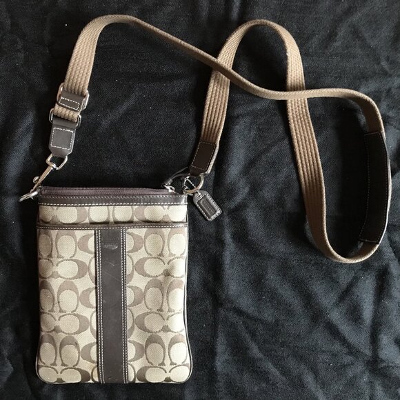 Coach Brown Crossbody - Picture 1 of 5